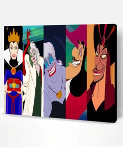 Disney Villains Characters Paint By Number