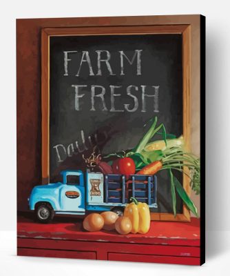 Aesthetic Farm Fresh Paint By Number