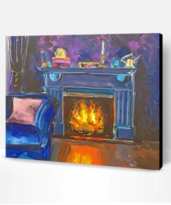 Aesthetic Fireplace Paint By Number
