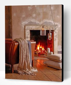 Aesthetic Fireplace Paint By Number