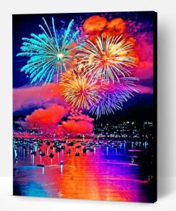Aesthetic Fireworks Paint By Number