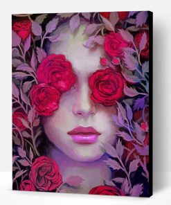 Aesthetic Floral Woman Paint By Number