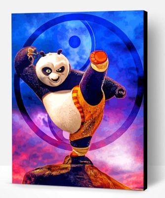 Aesthetic Kung Fu Panda Paint By Number