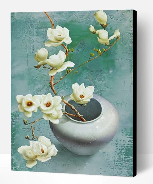 Aesthetic Magnolia Flowers Paint By Number