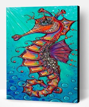 Aesthetic Seahorse Paint By Number