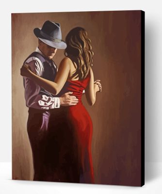 Aesthetic Tango Dancers Paint By Number