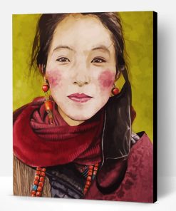 Aesthetic Tibetan Lady Paint By Number
