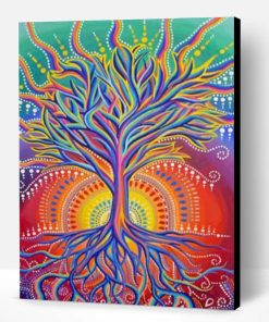 Aesthetic Tree Of Life Paint By Number