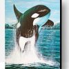 Jumping Whale Paint By Number