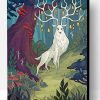 Aesthetic White Stag Paint By Number