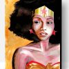 Afro Black Wonder Woman Paint By Number