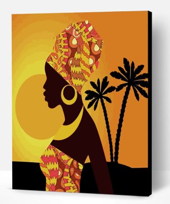 Afro Woman Paint By Number