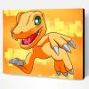 Agumon Digimon Anime Paint By Number