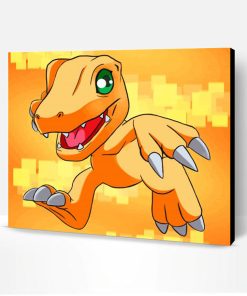 Agumon Digimon Anime Paint By Number