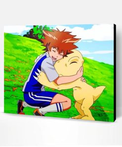 Agumon Digimon Paint By Number
