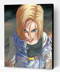 Android 18 Paint By Number