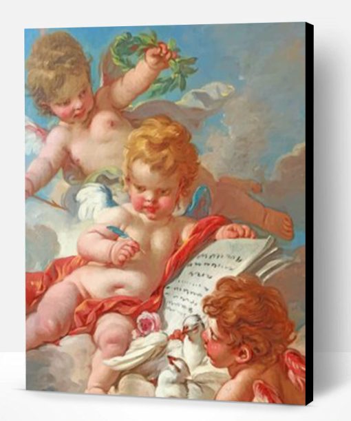 Angel Babies Cherub Paint By Number