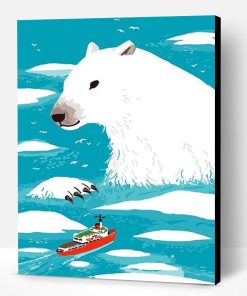 Polar Bear Paint By Number