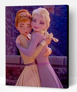 Anna And Elsa Paint By Number