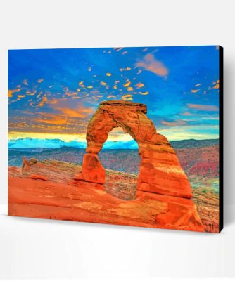 Arches National Park Landscape Paint By Number