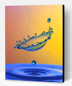 Artistic Water Drop Paint By Number