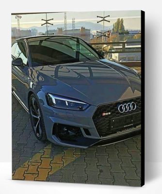 Grey Audi A5 Paint By Number