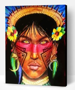 Aztec Man Paint By Number