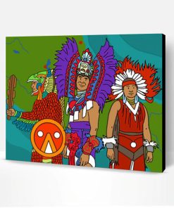 Aztec People Paint By Number