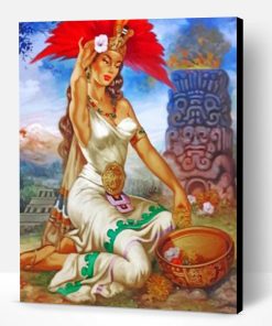 Aztec Princess Paint By Number