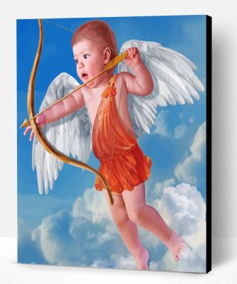 Baby Cupid Angel Paint By Number