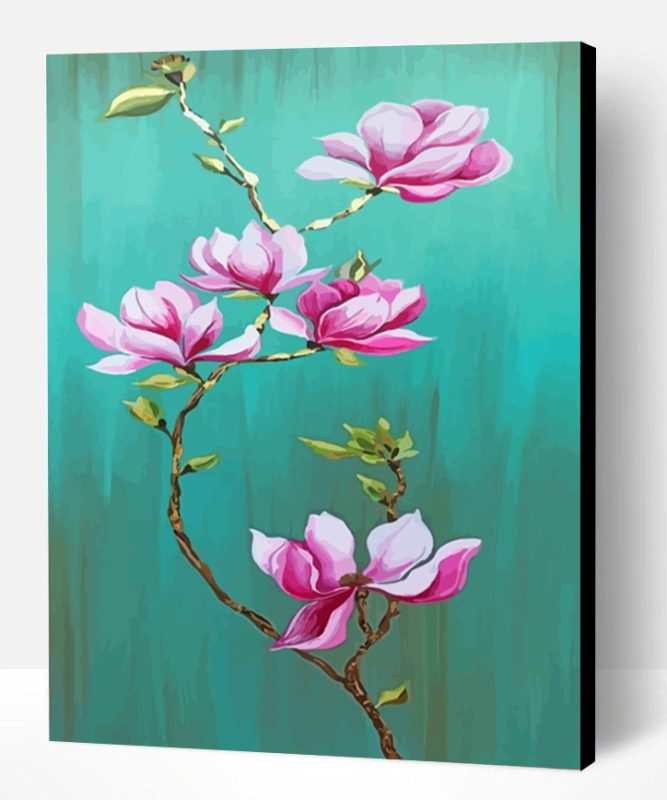 Beautiful Magnolias Paint By Number