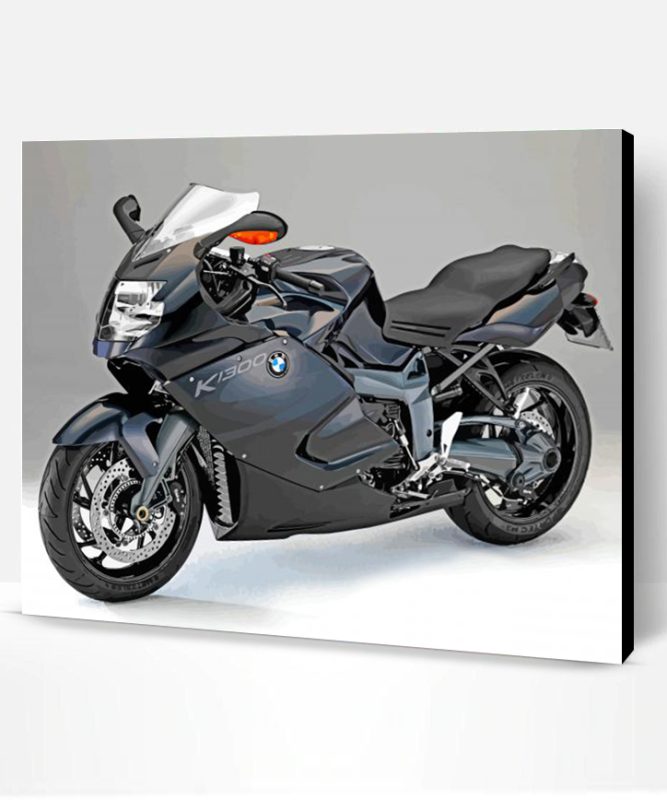 Black BMW K1300S Paint By Number