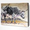 Black And White Nguni Cattle Paint By Number
