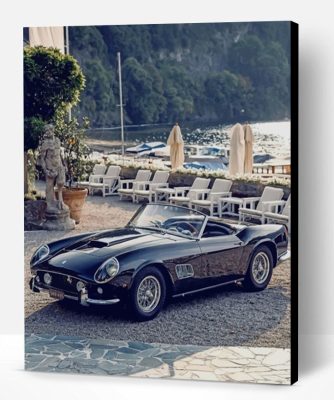 Black Ferrari 250 Paint By Number