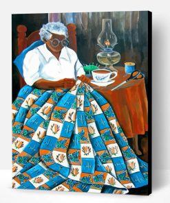 Black Grandma Paint By Number