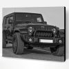 Black Jeep SUV Paint By Number