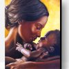 Black Mother And Child Paint By Number