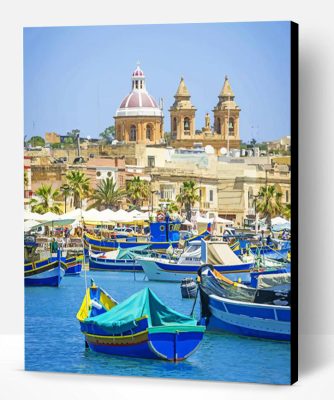 Malta Marsaxlokk Paint By Number