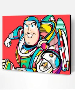 Buzz Lightyear Pop Art Paint By Number