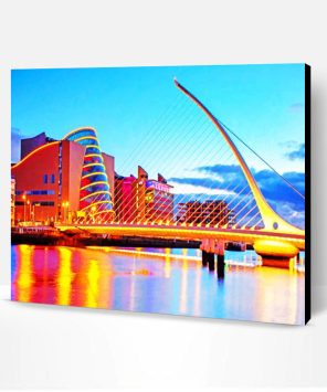 Cable Stayed Bridge Dublin Paint By Number