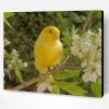 Canary Bird And Flower Paint By Number