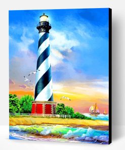 Cape Hatteras Light Station Paint By Number