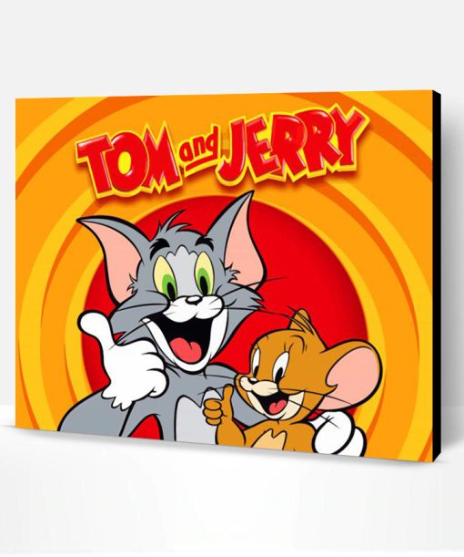 Cartoon Tom And Jerry Paint By Number