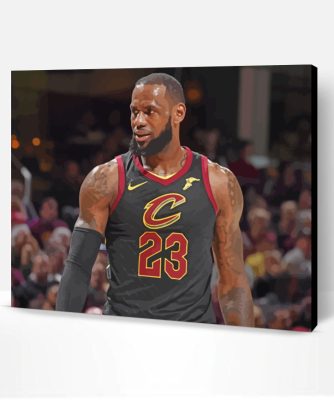 Cavaliers Basket Player Paint By Number