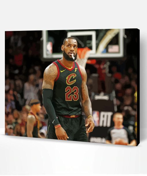 Cavaliers Basketball Player Paint By Number