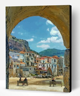 Cefalu Italy Paint By Number