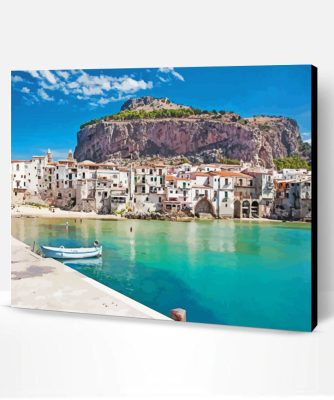 Cefalu Italy Paint By Number