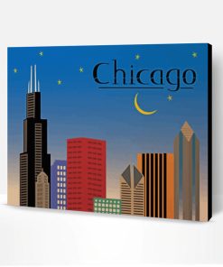 Chicago Illustration Paint By Number