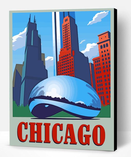 Chicago USA Paint By Number