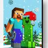 Christmas Minecraft Paint By Number